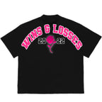 “SHOULDA WENT TO COLLEGE” OVERSIZED BLACK TEE
