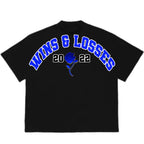 “SHOULDA WENT TO COLLEGE” OVERSIZED BLACK TEE