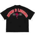 “SHOULDA WENT TO COLLEGE” OVERSIZED BLACK TEE