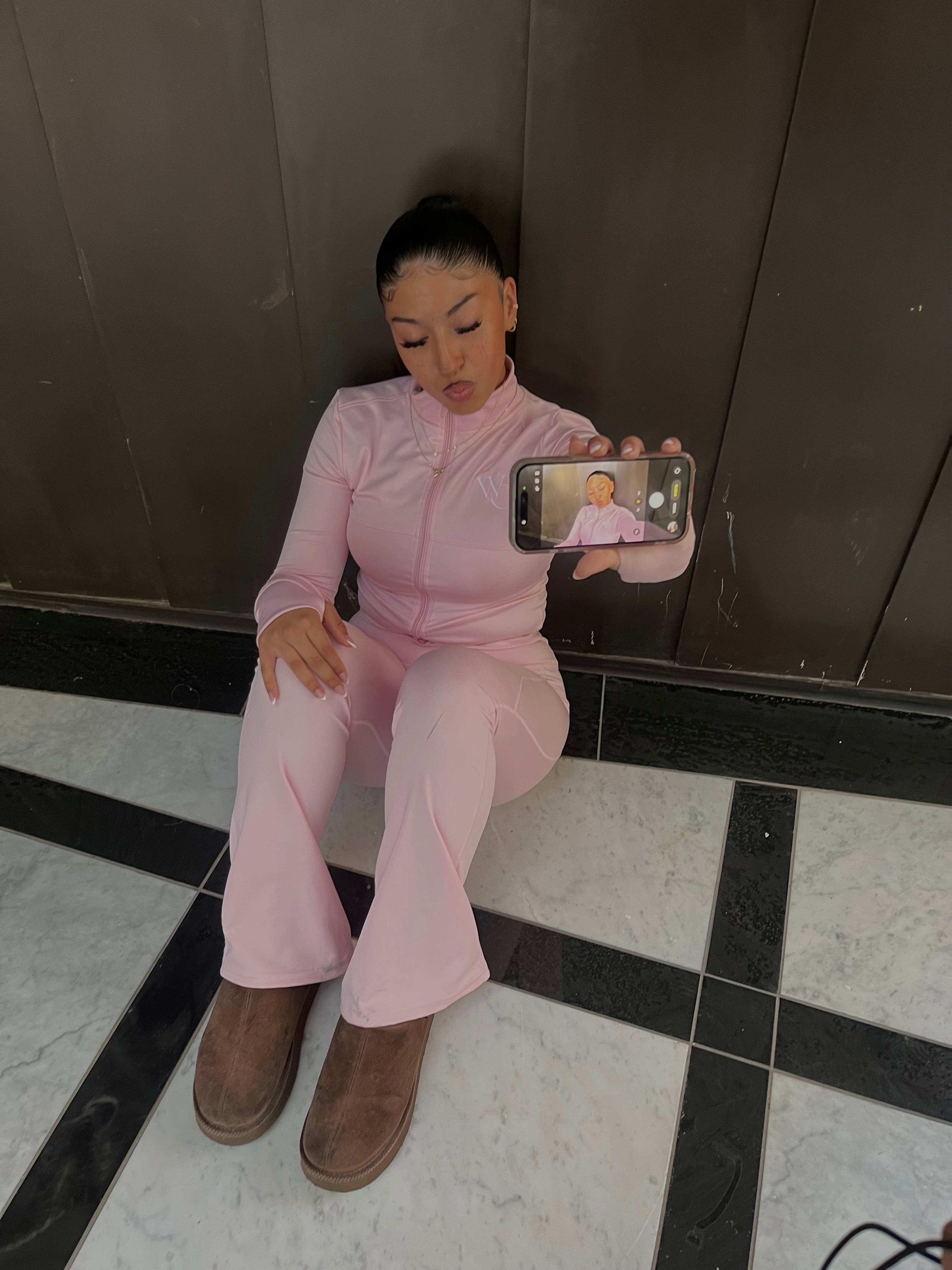 “Pastel” Zip Up Jacket Set