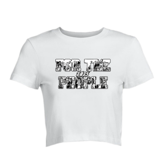 “For The People” Cropped Women’s Tee